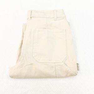 Wilfred Free Cream Carpenter Pants Denim Jeans Straight Leg Size 2
